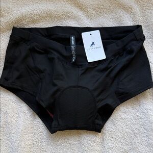 Women's Black Bike/Equestrian Shorts NWT XL